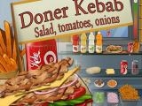 giocare Doner kebab : salad tomatoes onions