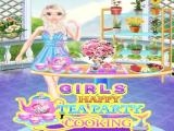 giocare Girls tea party cooking