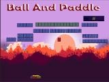 giocare Ball and paddle