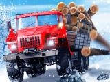 giocare Truck driver snowy roads