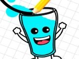 giocare Happy glass : fill the glass by draw lines now