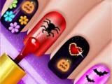 giocare Glow halloween nails game now