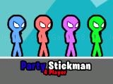 giocare Party stickman 4 player