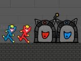 giocare Red and blue stickman huggy 2