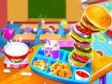 giocare Cooking lunch at school