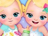 giocare My new baby twins - baby care game