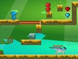 giocare Fire and water in dino world now