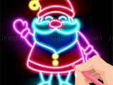 giocare Draw glow christmas - draw & color now
