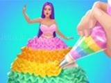 giocare Icing on doll cake - creative bakery now
