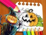 giocare Hallowen coloring book