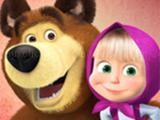 giocare Masha and the bear jigsaw - puzzles for kids