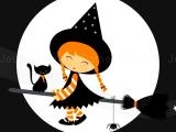 giocare Cute halloween witches jigsaw