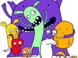 giocare Cute little monsters jigsaw
