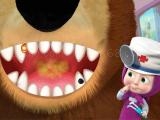 giocare Masha and the bear dentist game
