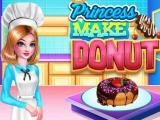 giocare Princess make donut cooking