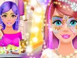 giocare Face paint salon: glitter makeup party games