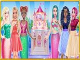giocare Princess & mermaid doll house decorating now