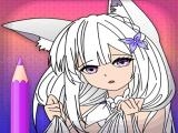 giocare Animated glitter coloring book - anime manga
