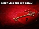 giocare Heart lock and key jigsaw now