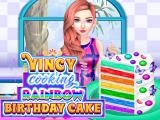 giocare Vincy cooking rainbow birthday cake now