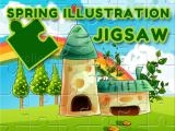 giocare Spring illustration puzzle now