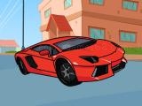 giocare Lamborghini coloring book