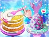 giocare Unicorn chef mermaid cake