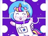 giocare Cute rainbow unicorn puzzles