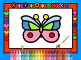 giocare Color and decorate butterflies