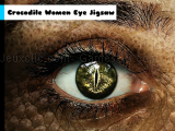 giocare Crocodile women eye jigsaw