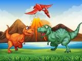 giocare Colorful dinosaurs match 3