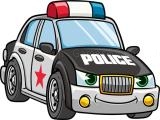 giocare Cartoon police cars puzzle