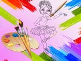 giocare Little ballerinas coloring