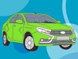 giocare Russian cars coloring book now