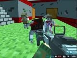 giocare Shooting zombie blocky combat warfare
