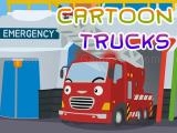 giocare Cartoon trucks jigsaw