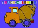 giocare Trucks coloring book