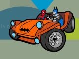 giocare Superhero cars coloring book now
