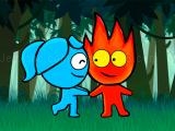 giocare Red boy and blue girl forest adventure