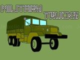 giocare Military trucks coloring