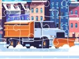 giocare Snow plow trucks jigsaw now