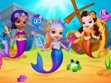 giocare Little mermaids dress up