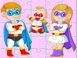 giocare Super hero family jigsaw